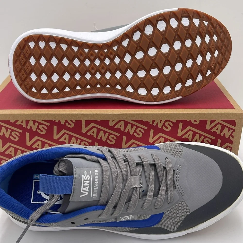 Vans Men’s Gray and Blue Sneakers Ultrarange Exo
Gray/True White VN0A4U1KBGJ - Picture 5 of 16